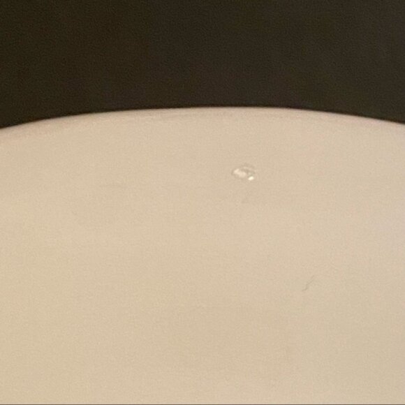 CERAMICA CUORE PLATE PLATTER ITALIAN POTTERY WHITE ORANGE PUMPKIN LEAVES HOME - Picture 14 of 14